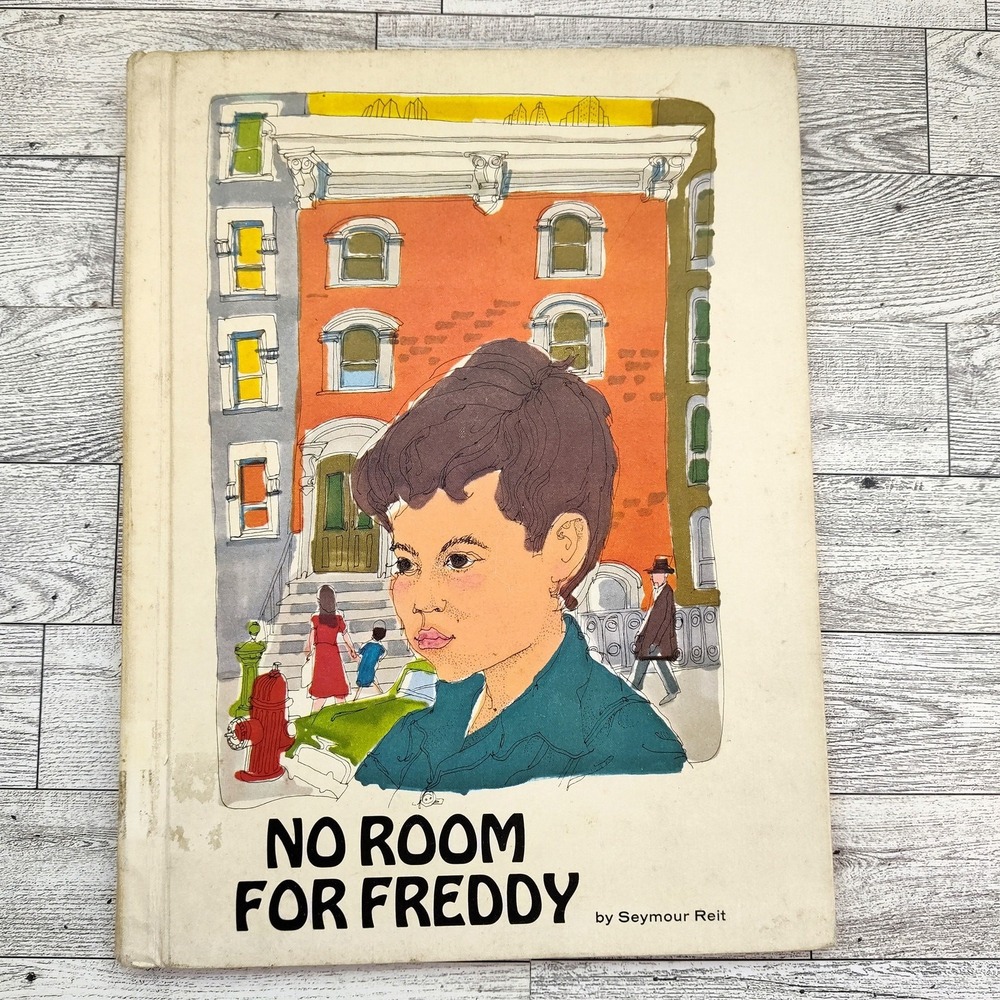 No Room For Freddy by Seymour Reit Kids Hardcover 1970 Vtg Retro Book Ex-Lib